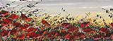 Poppies Canvas Paintings - Peaceful Poppies